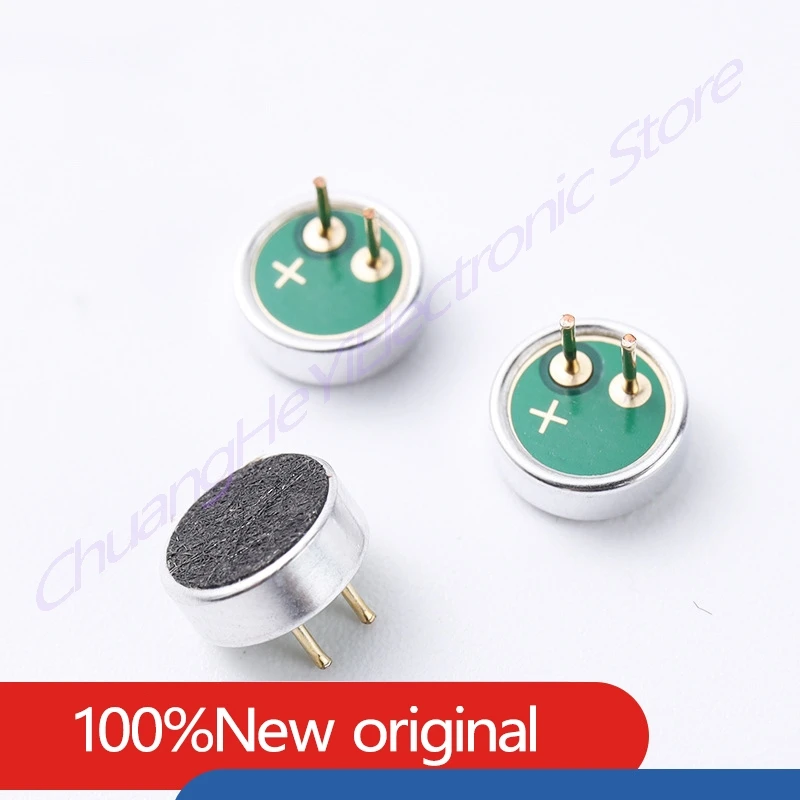 10PCS 6022 electret microphone condenser usd to 52DB MP3 6 * 2.2mm The recording head 6x2.2mm