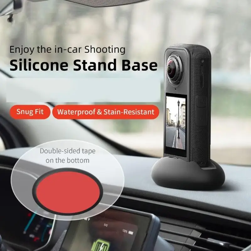 Precise Fit Silicone Base For X4 Air Compact Cameras Holder Dustproof NonMarring Surfaces Protections Secure Mount