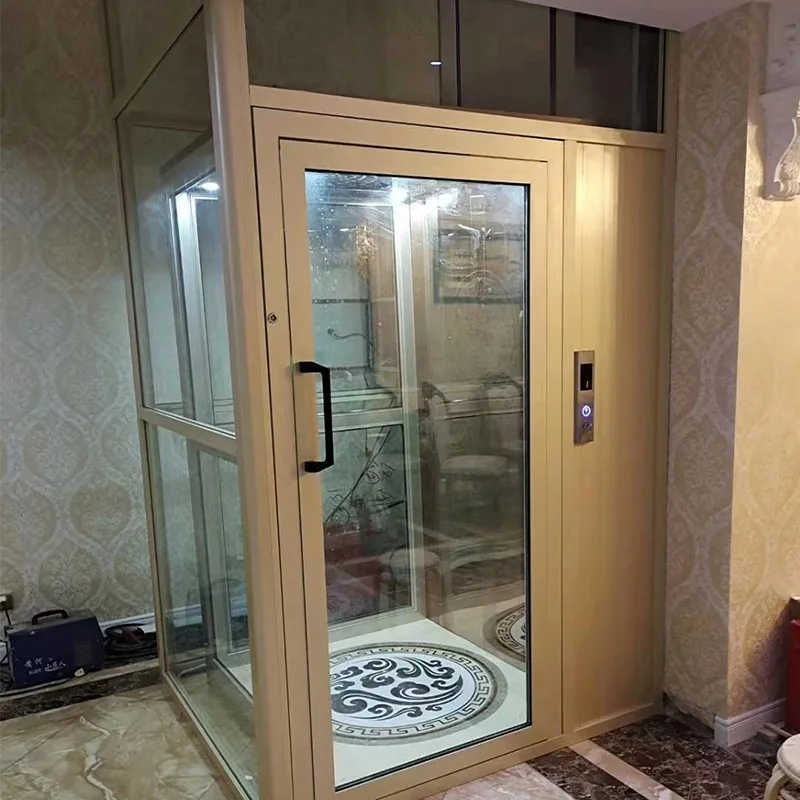 Home Elevator 2-4 floor Small Home Lift For Elderly People Small Residential Elevators