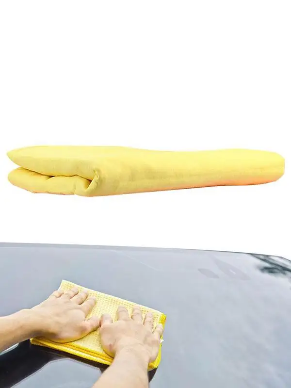 Car Drying Towel Quick Drying Shammy Cloth Car Cleaning Supply Car Washing Shammy Towel Super Absorbent For Homes Cars Hotels