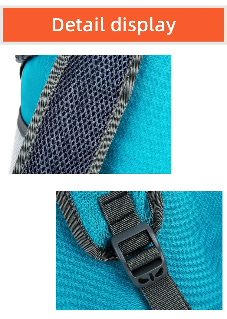 28l packbarer Rucksack faltbare ultraleichte Outdoor-Reisetasche großer zusammen klappbarer Rucksack Wander reise rucksack Bergsteiger-Tages rucksack Geringes Gewicht hohe Kapazität Wasserabweisendes Gewebe Top Punc – Detail 31