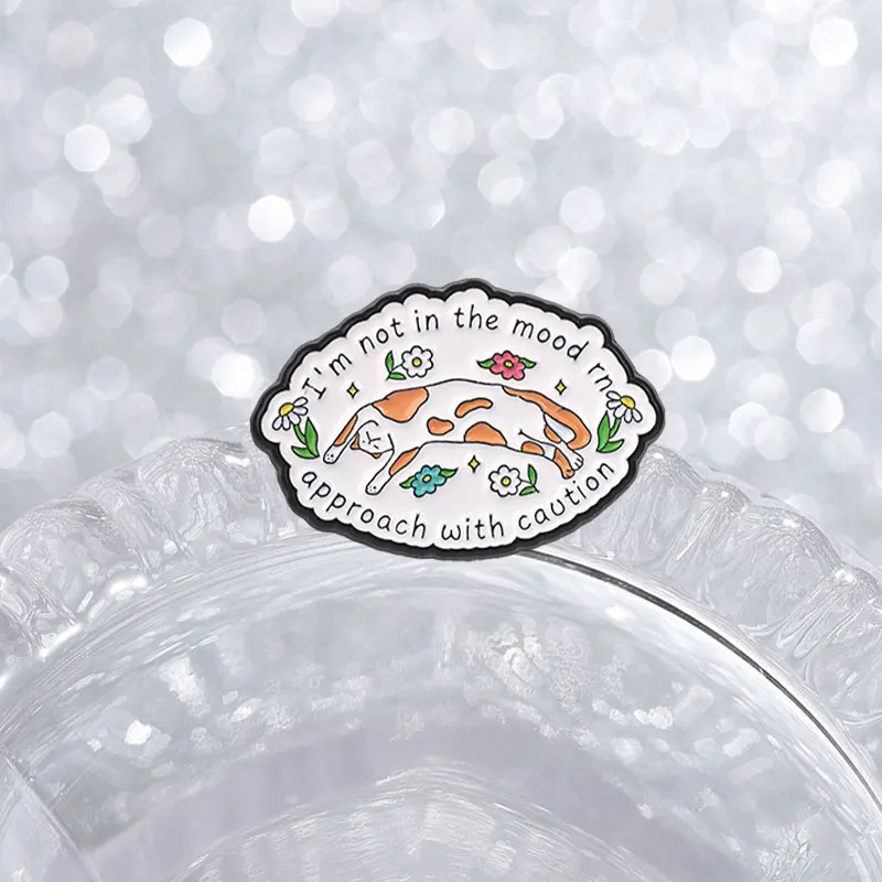 Funny Animal Quotes Badge Guess What Chicken Have You Tried Screaming Parrot Enamel Pin Cat Crow Brooch Accessories Gift