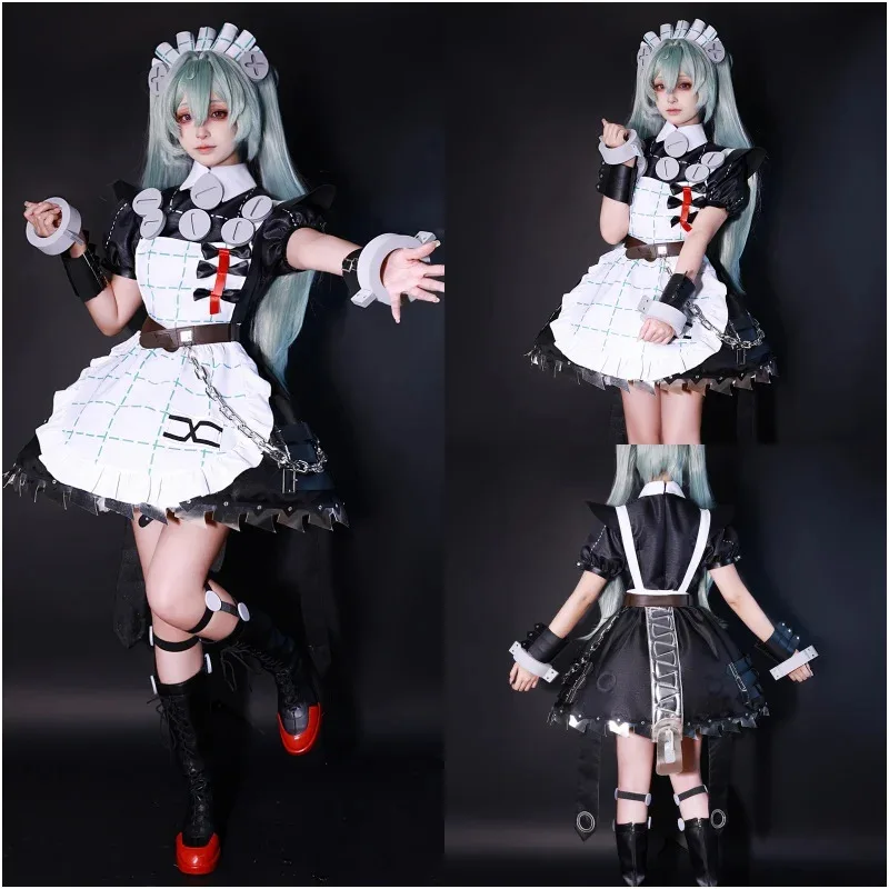 Anime Zenless Zone Zero ZZZ Corin Wickets Cosplay Costume Role Play Comic Con Dress Hallowmas Party Women Game Outfit Uniform