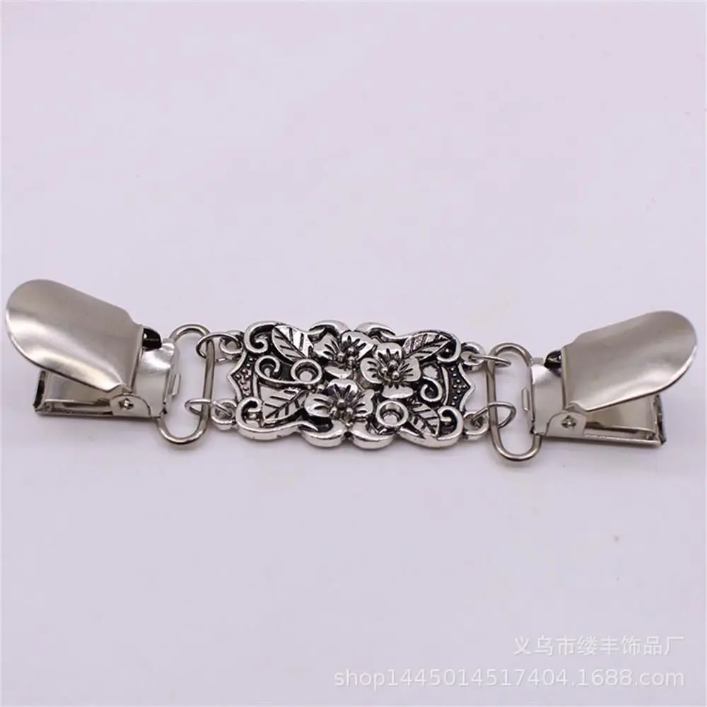 Fascino regalo colletto della camicia retrò nuovo cardigan clip scialle spilla anatra clip chiusure maglione camicetta spilla