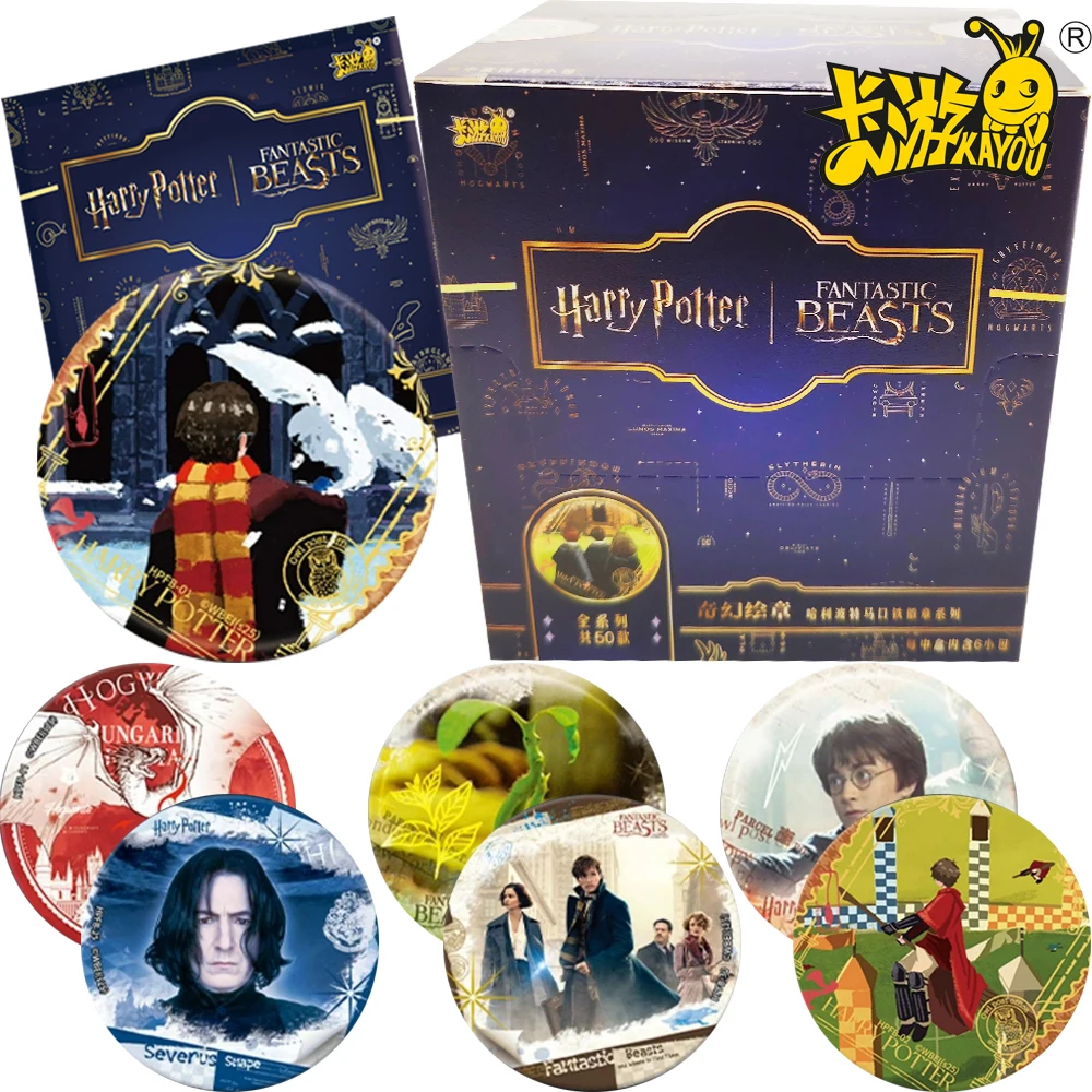 

KAYOU Genuine Harry Potter Collect Brooch Character Creative Exquisite Design High Quality Round Badge Accessories Kids Gifts