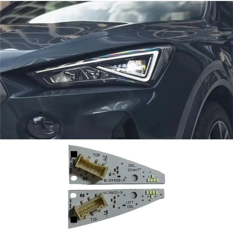 New Arrivals-For SEAT Leon Tarraco 2019-2026 Compatible LED White Daytime Running Light DRL Chip Part Numbers 5FJ941475 5FJ94147