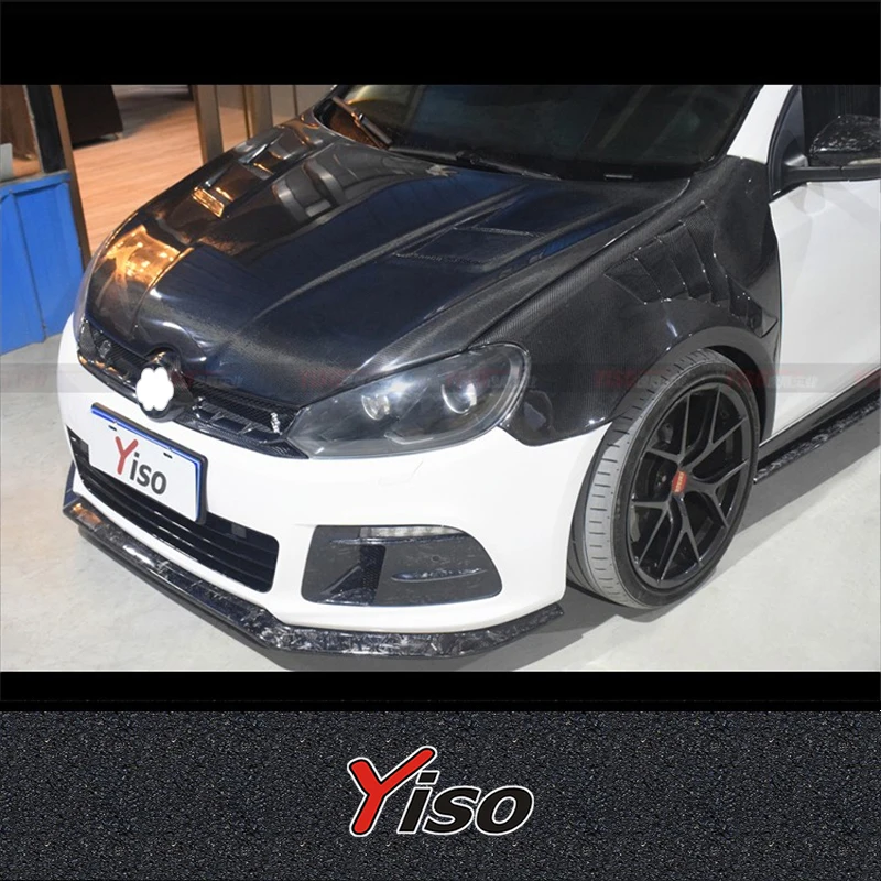 FOR VW GOLF 6 GTI R20 R Volkswagen GOLF 6 GTI R20 R Modified Carbon fiber EXOT Front Lip