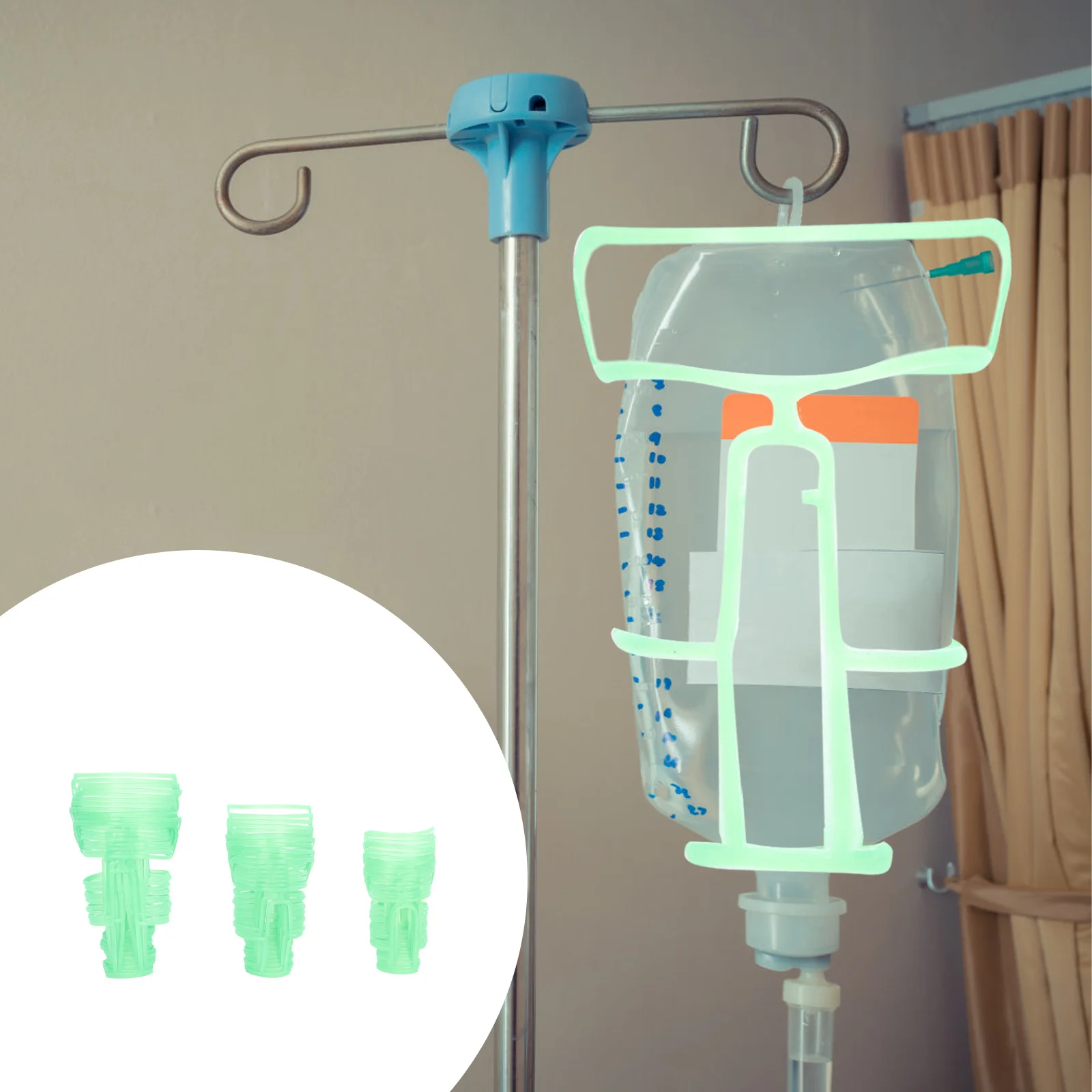 

36Pcs Infusion Bottle Holders Rugged Durable Light Weight Easy Storage Home Use Green Infusion Nets Bottle Covers