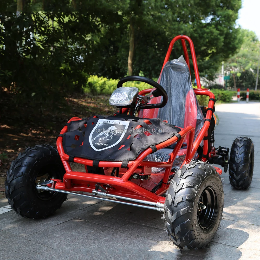 LUXUN Factory 500W Electric Go Kart for Kids Hydraulic Disc Brake Sports Motor with Shaft Drive for Outdoor Use
