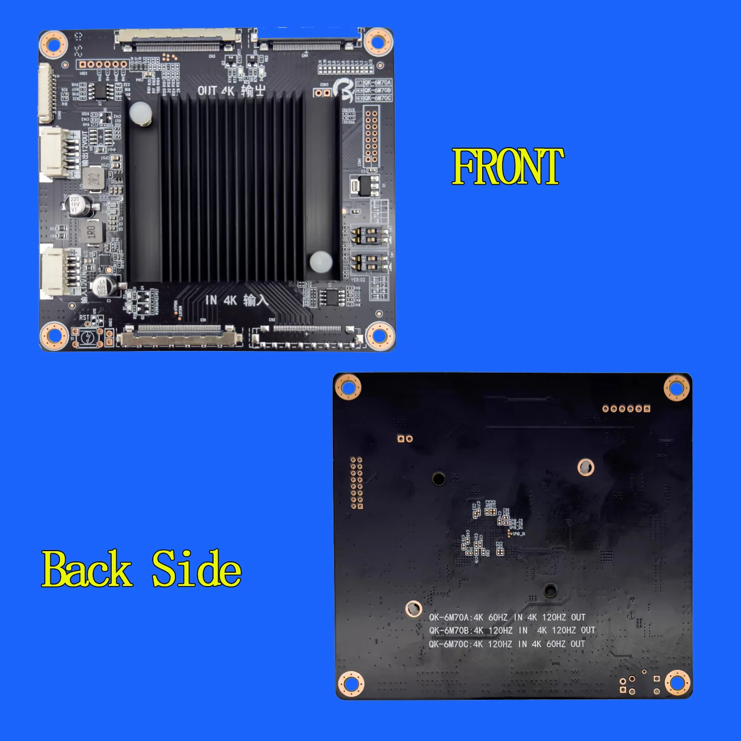 New TV commercial display 4K 120HZ Logic board to 60HZ mainboard large-screen OLED original TV QK-6M70A adapter board