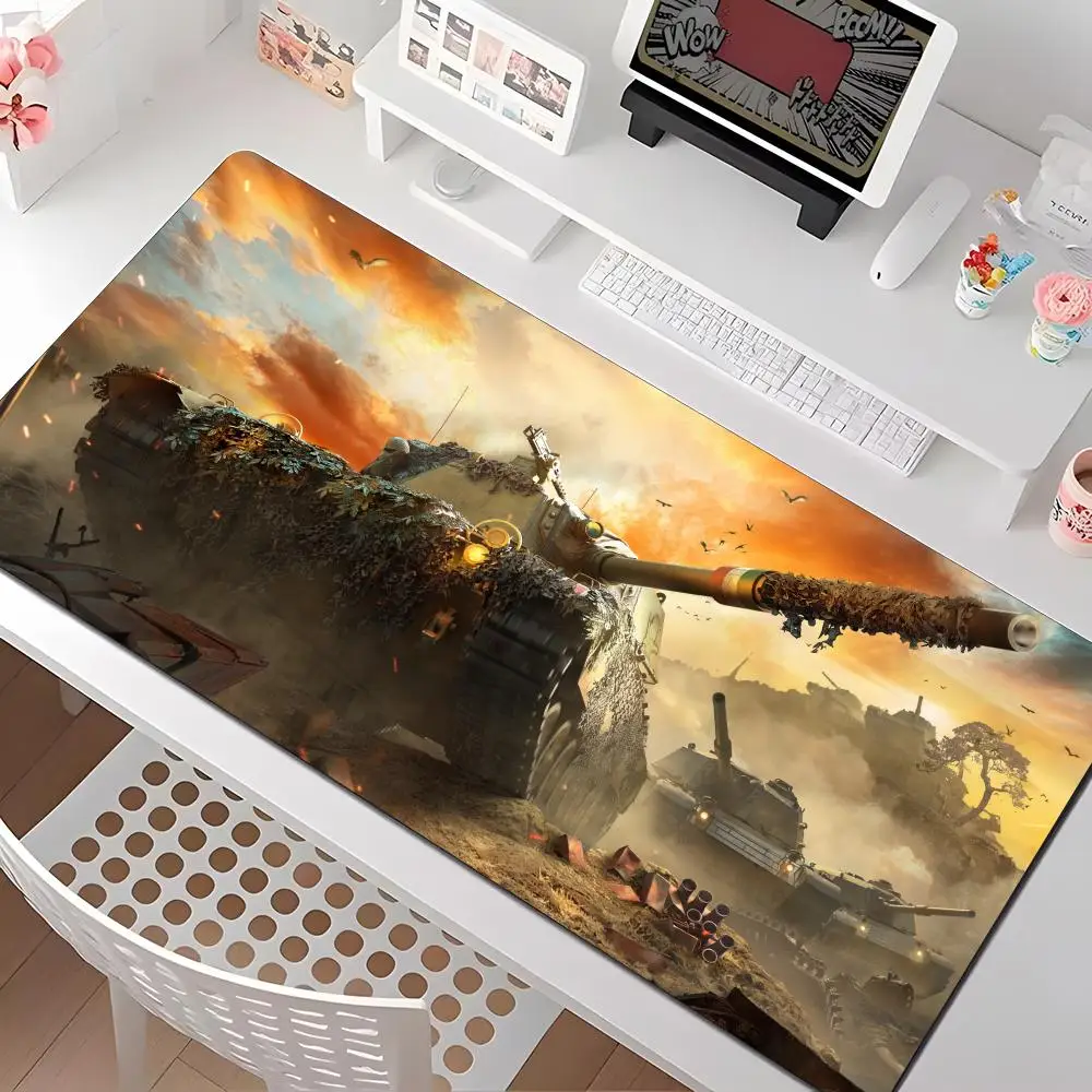 

Game World Of Tanks Mouse Pad Multiple Sizes Large Square Computer Office Game Table Mats Rubber Anti-slip Mousepads