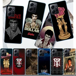 Scarface 1983 Film Al Pacino Movie Phone Case For Redmi Note 13 5G 14 Pro Plus Redmi 12 12C 13C 14C 10 10A 10C 9 9C 9T 9A 8 8A K