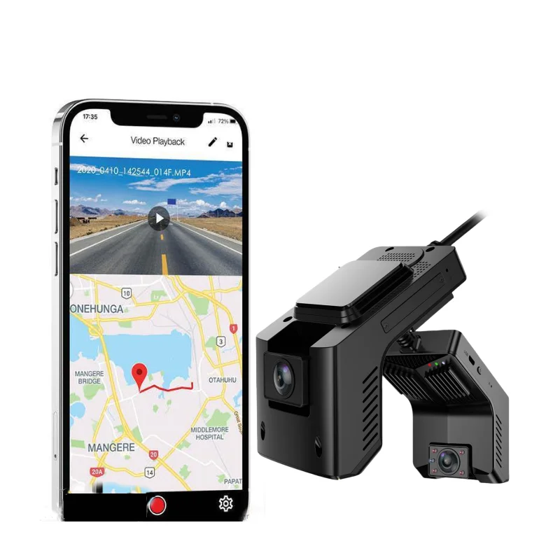 4G Hidden Car Dash Cam FHD 1080P Video Recorder IR Night Vision GPS Logger Dual Camera WiFi Live ing Taxi DVR
