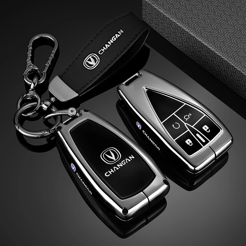 Car Key Case Cover Shell Protector for Changan UNIT UNIK CS35PLUS CS55 PLUS CS75 PLUS Oshan X7 X5 Accessories Zinc Alloy 2026