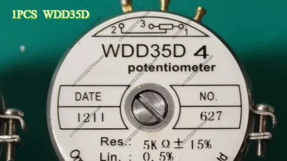 1PCS WDD35D 4 Conductive Plastic Angular Displacement Sensor, New