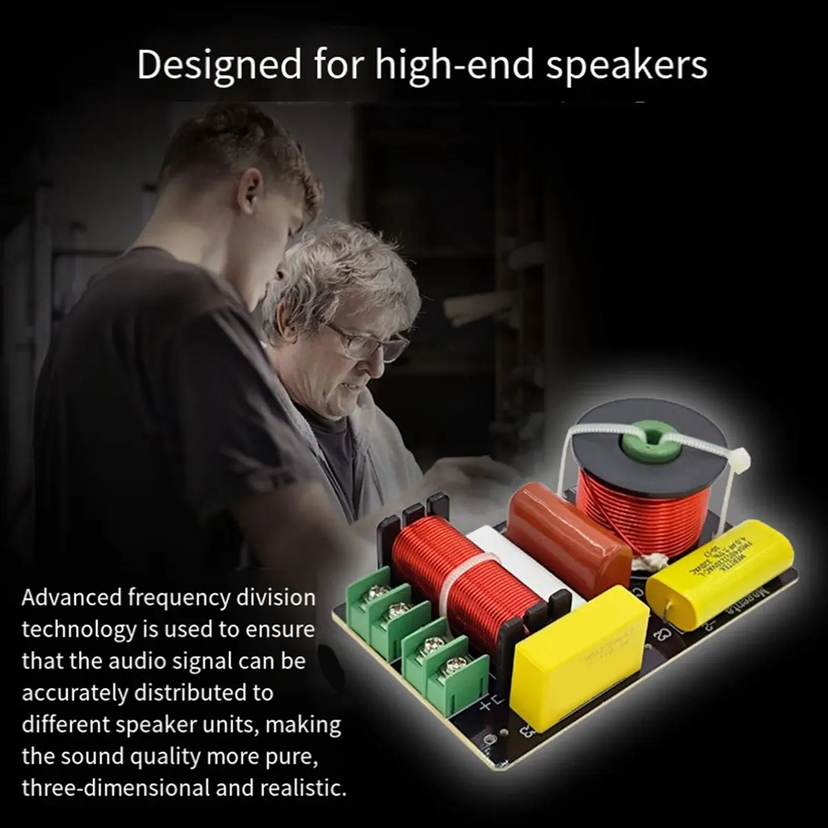 【CYBER Saturday】200W 2 Way HiFi Speaker Frequency Dividers 2800Hz for Aurelia Speaker Audio Crossover Filter Home Theate DIY Spe