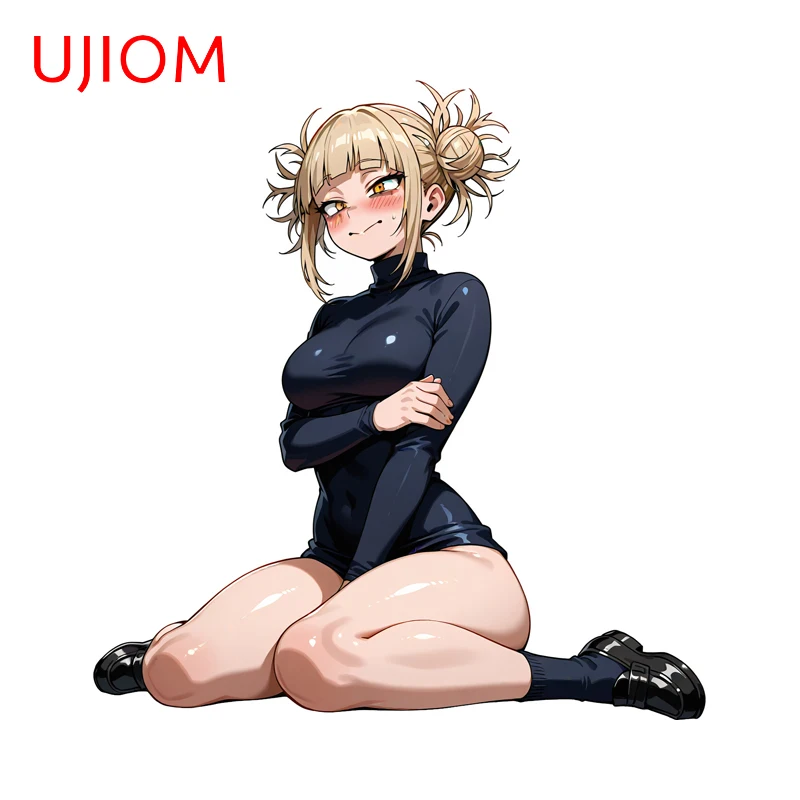 UJIOM Toga Himiko Squatting Position Wall Stickers Kawaii Anime Graffiti Baby Nursery Room Decal Vinyl Room Decoration DIY