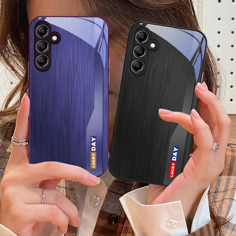 

Wood Grain Green For Samsung Galaxy A14 4G 20 30 52 20S 21S 22 A32 33 34 42 50 51 53 54 70 71 72 73 5G Glass Phone Case