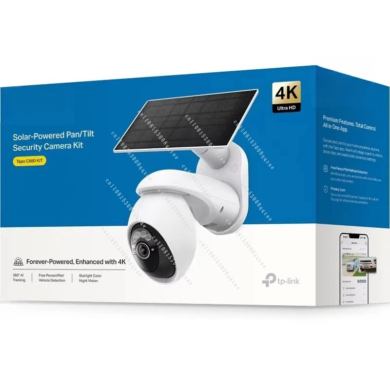 Tapo C560WS C660 KIT Outdoor Rotary WiFi Camera 4K Ultra High Definition Zoom