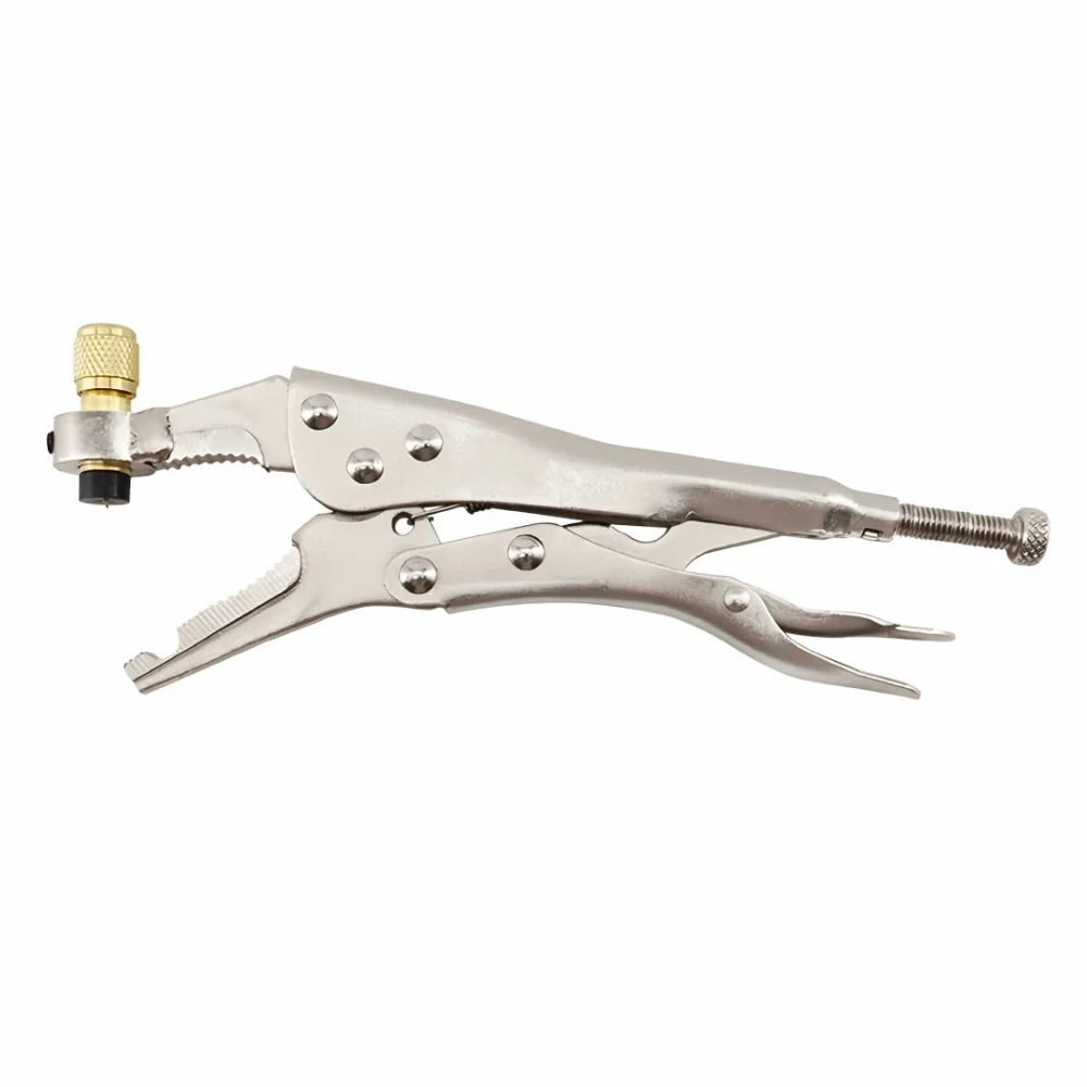 4-8mm Refrigeration Hydraulic Pliers Alloy Steel Adjustable Manual Hydraulic Pliers Durable CT-308 Air Conditioner Pipe Wrenches