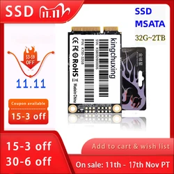 프로모션 Kingchuxing Msata SSD, 256GB, 512GB, 2TB, 1TB 하드 드라이브, 내장 SSD 하드 디스크 SSD