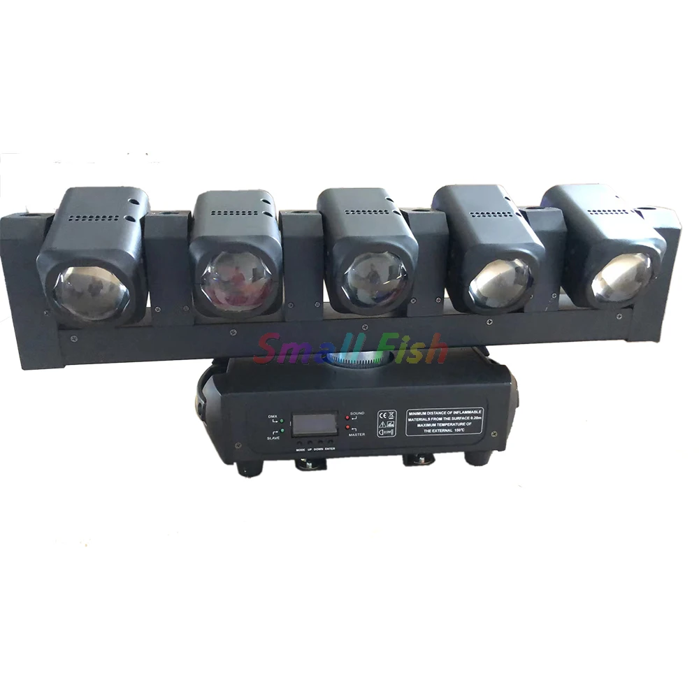 LED 5x40w RGBW Moving Head 6x20w White Light Strip Beam Strobe Professional Stage Lighting Party Events DJ Disco Lamp