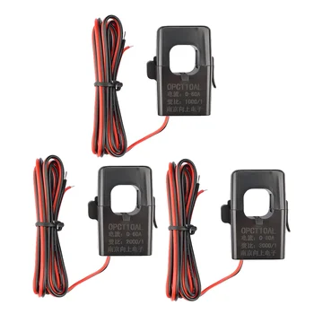 ミニチュアスプリットコア電流トランス、サークルコアクランプ電流センサー、opct10al、0-60a、1000、1、3000、1