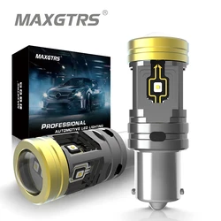 2x T20 W21W 7440 LED Light Turn Signal Bulb Canbus 6000K Car Tail Auto Reverse Backup Stop Lights White Yellow