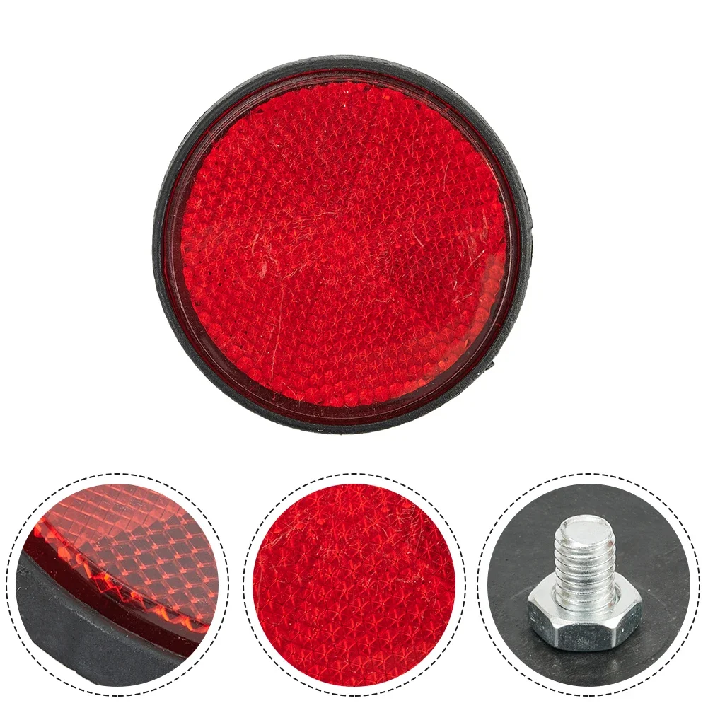 Circular Reflector For Cars Trucks Motorcycles Night Reflectors Reflective Lamp Parts Motorcycles Electric Bicycles Accessory