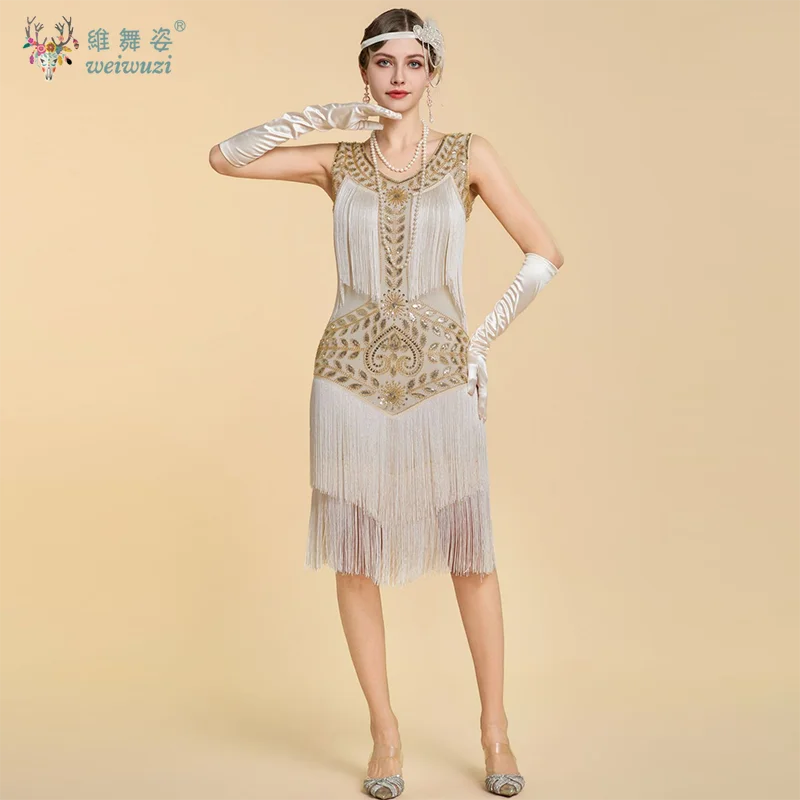 2026年夏ファッションプロム女性用ドレスダンススカート無地oネックシークインビーズ刺繍タッセルベストセクシー女性用ドレス
