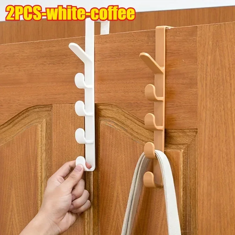 Over The Door Plastic Clothes Hanging Rack