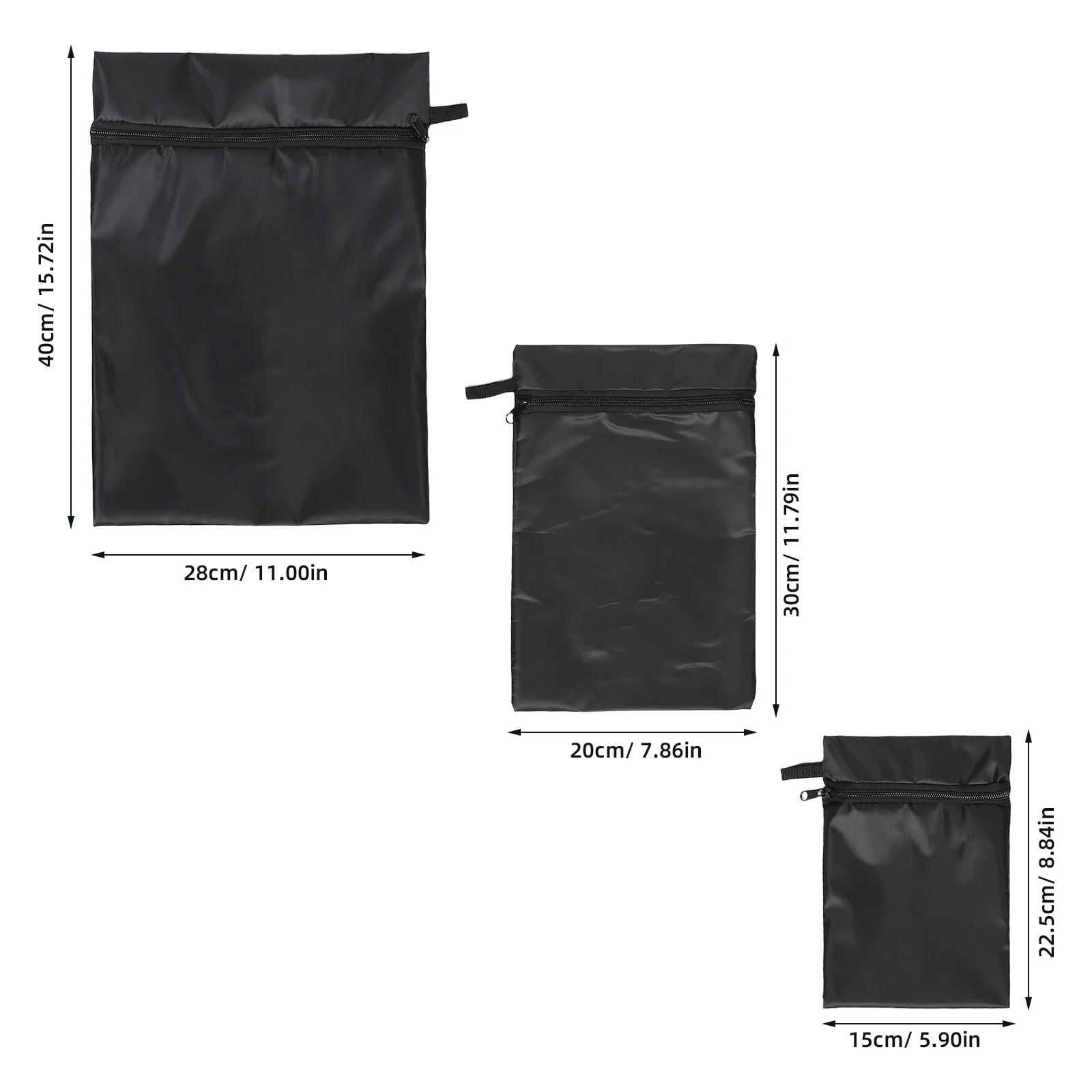 3 قطعة حقيبة الحفاض الطفل مقاوم للماء تخزين الحفاضات المنظم متعدد الحجم أكسفورد القماش الحفاض حقيبة الرطب للسفر عربة حمل قابلة لإعادة الاستخدام