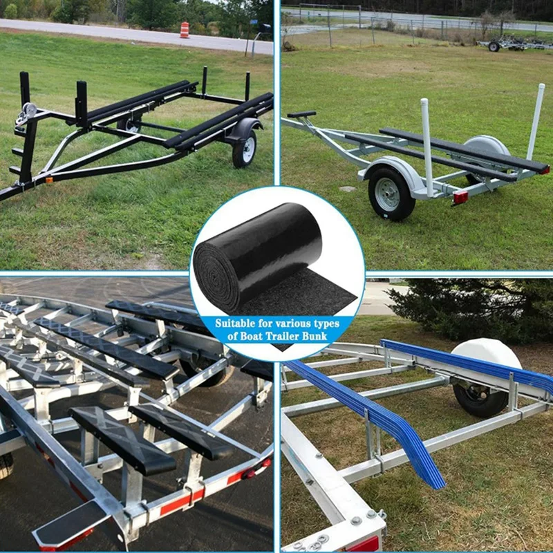 Boat Trailer Bunk Carpet Marine Trailer Bunk Carpet (11.8Inx19.6Tf )Bunk Board Boat Trailer Carpet For Runners