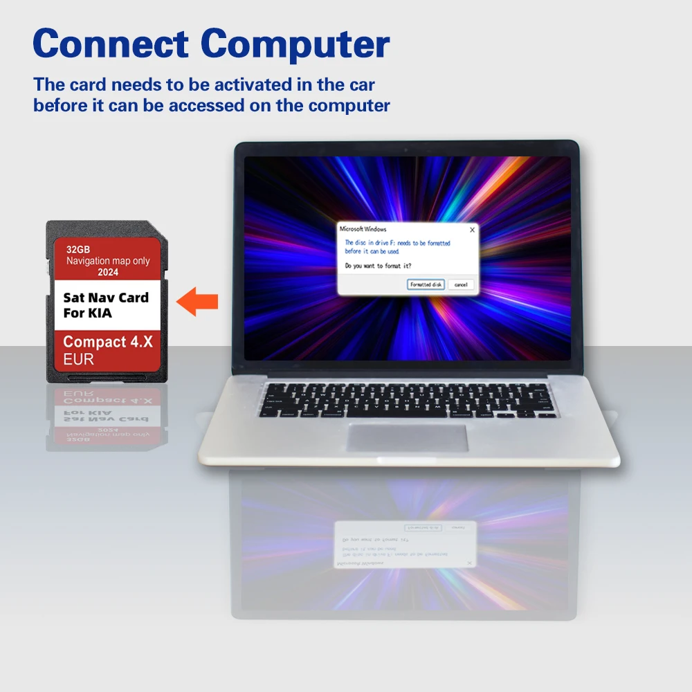 GPS SD Card for KIA Compact 4.X Soul/Sorento/Optima Vehicle Updates 32GB NAVIGATION GEN4 2024 Version Europe UK Maps Sat Nav