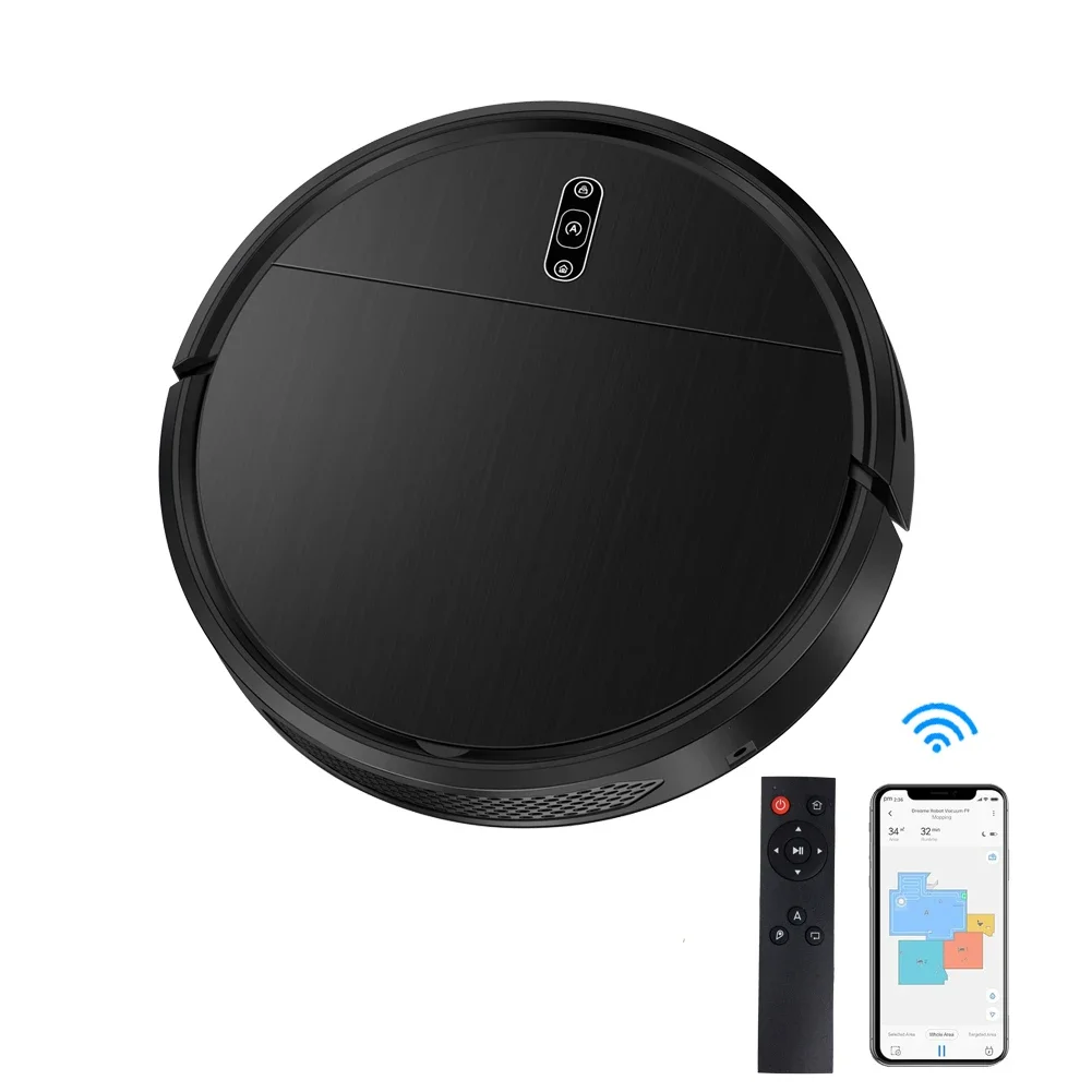 2000pa Suction Power Sweeping Robot Wet&Dry Smart APP Wifi Control Robot Vacuum Cleaner Gyro Mopping Works with Google