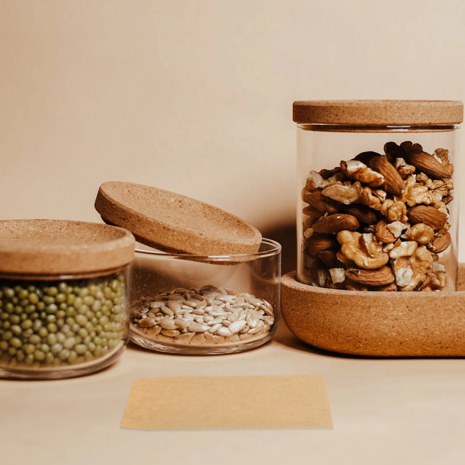 

100pcs Seed Bags Kraft Paper Storage Pouches For Garden Breeding Corn Wheat Beads Coins Candy Nuts Small Items Organizing