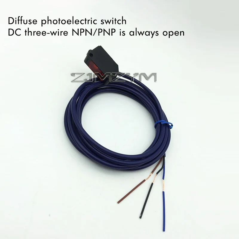 E3Z-D61D62 E3Z-D81D82 E3Z-R61R81 Infrared Diffuse Reflection Photoelectric Switch Sensor NPN PNP 24VDC Infrared Optical Switch