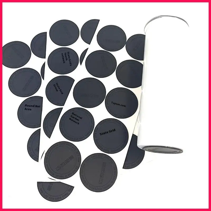 10 Pcs Self Adhesive Cup Bottom Stickers Non-slip Anti-scald Tumbler Cup Protective Pads Round Rubber Coaster Pad
