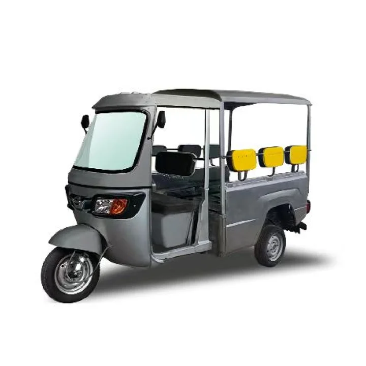 New Mobility Scooter with Shed Double-row Seat Cargo Electric Tricycle with 7 Seats for Passengers