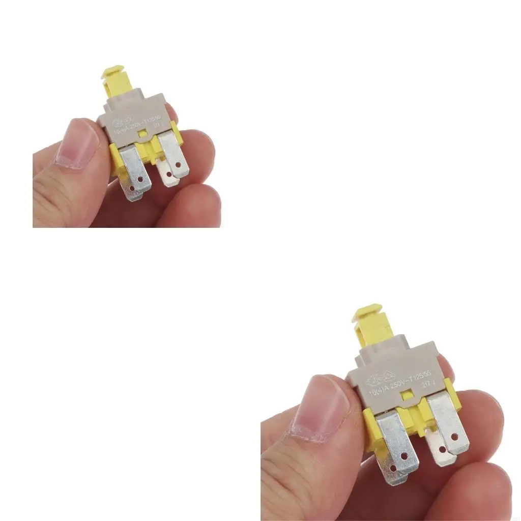 J1HF 4 Pin Locking Switches 10000 Operations Life Vacuum Cleaner Power Button
