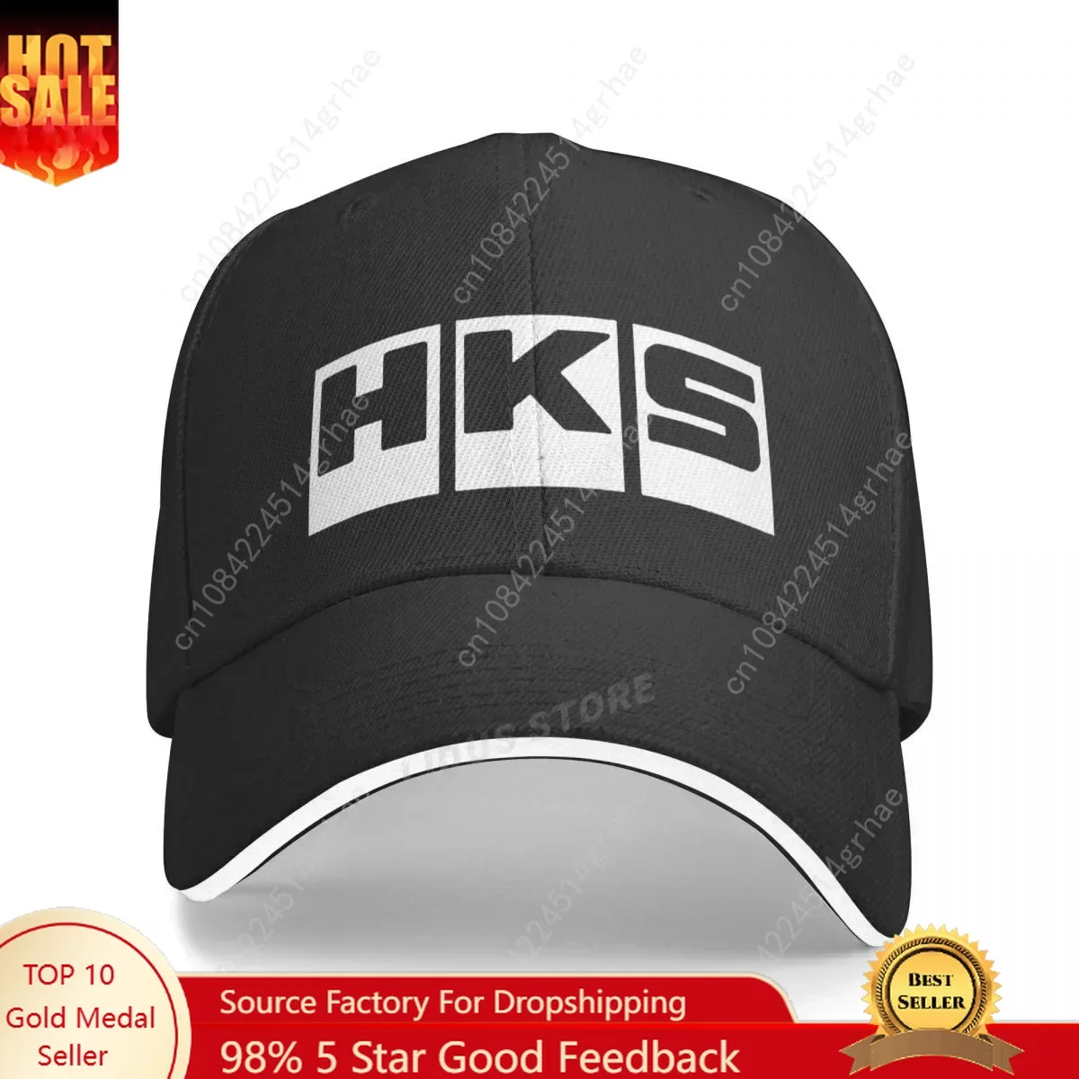 Nuevo Gorra de béisbol con Logo de HKS, gorra HKS fresca a la moda, gorras
