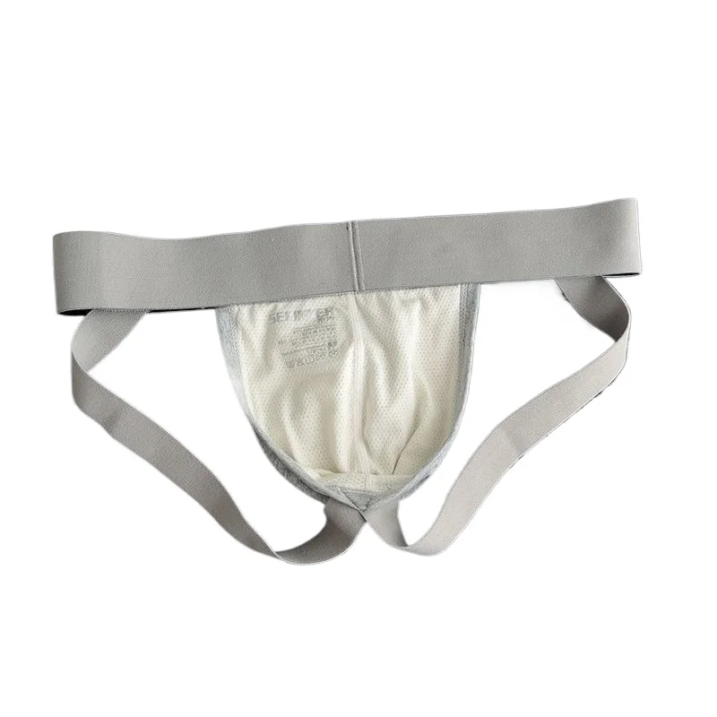 

Stretchy Cotton Jockstrap Thong for Men Sexy Low Rise U Convex Pouch Underwear Breathable Cozy Underpants Open Buttocks Knickers