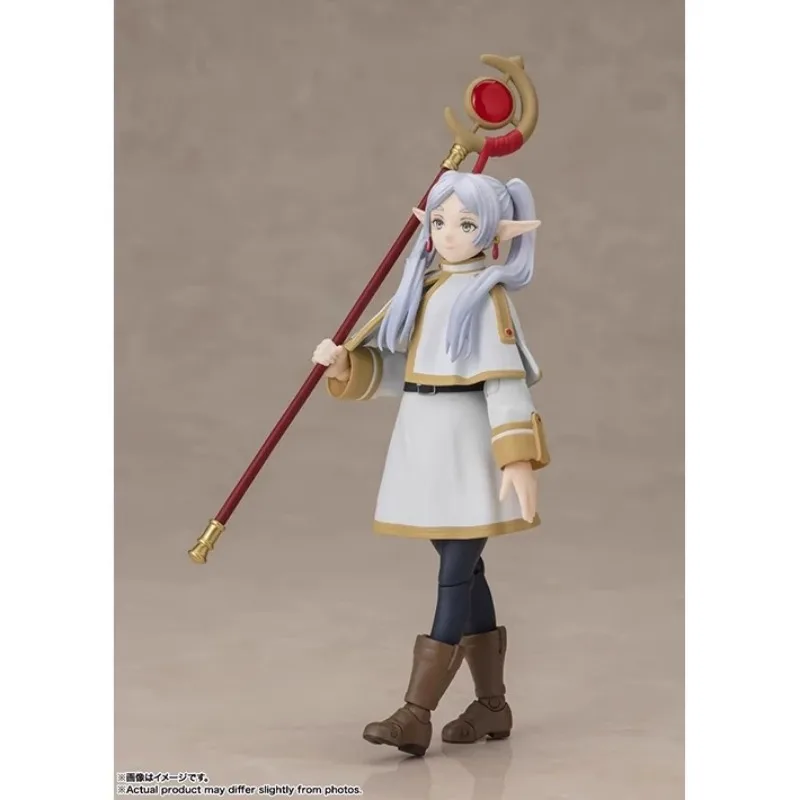 BANDAI S.H. Figuarts SHF Frieren At The Funeral Frieren PVC 14CM Anime Figure Model Action Figures Ornaments Collection Toy