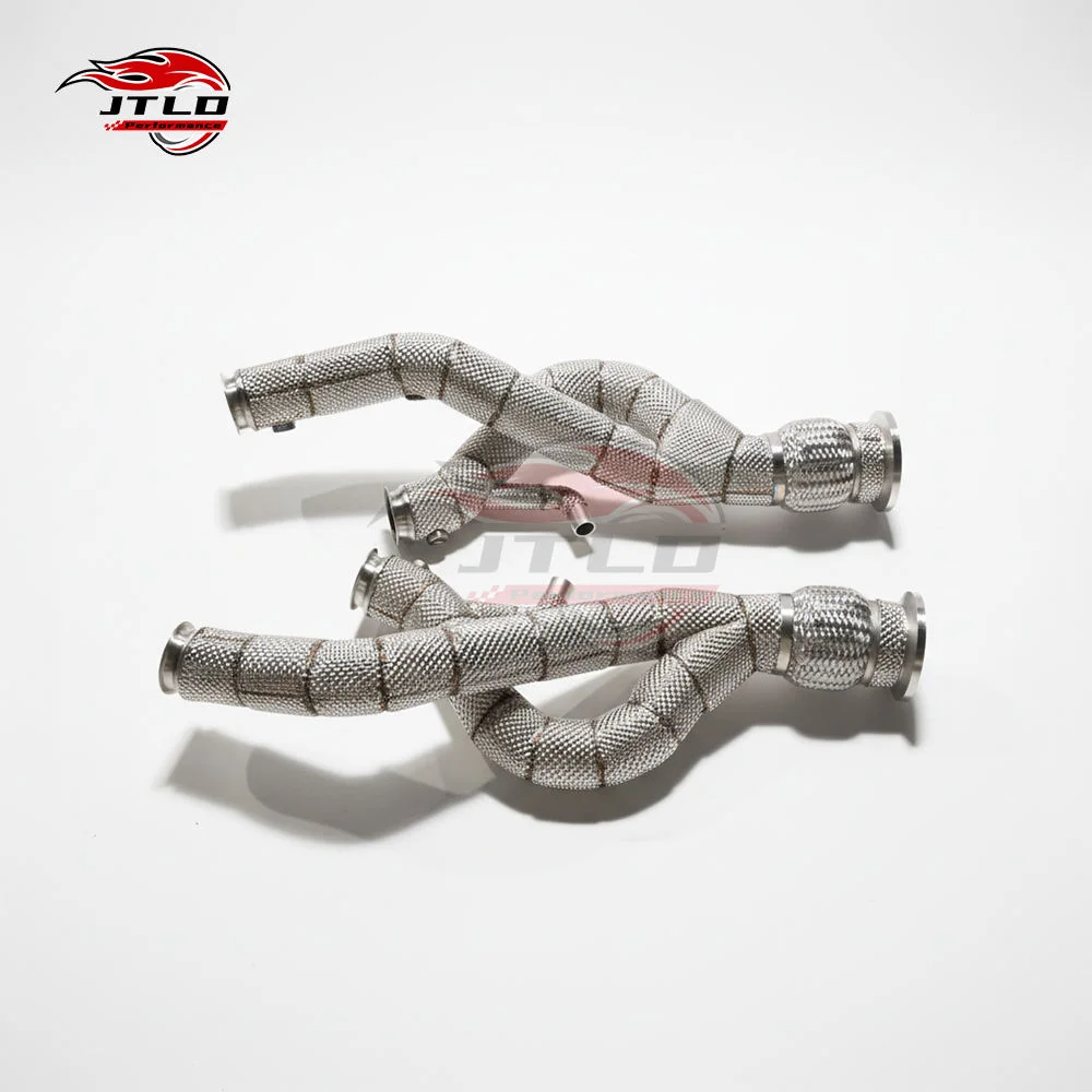 

Performance Downpipe Kit for Lamborghini Revuelto 6.5L 2024+ Stainless Steel High Flow Exhaust with Ceramic Coating