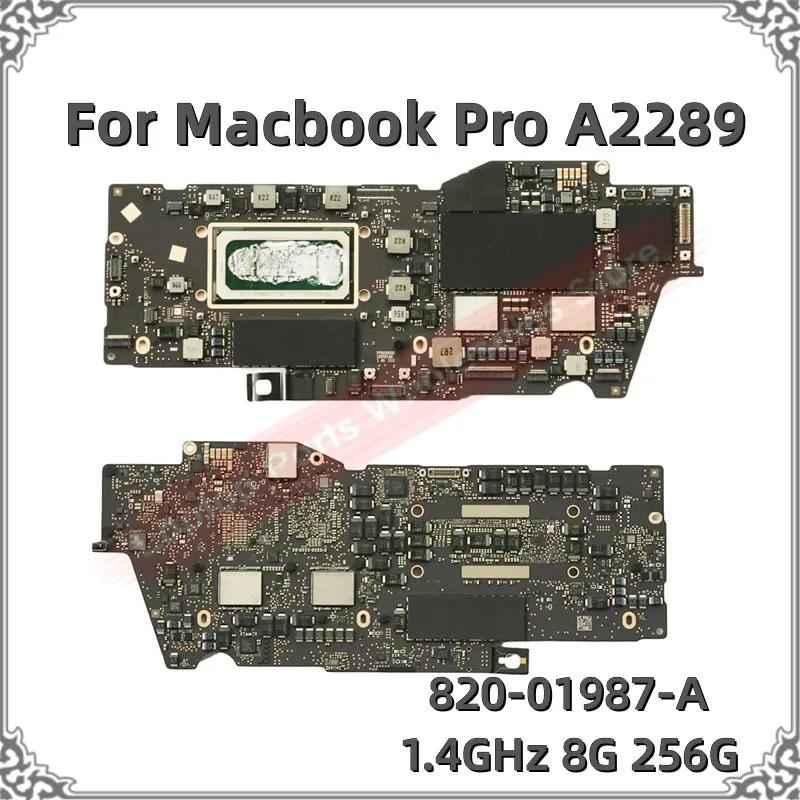 

13 Inch A2289 For Macbook Pro A2289 Logic Board 2020 8GB 256G i5 1.4GHz Motherboard 820-01987-A A2289 Main Board