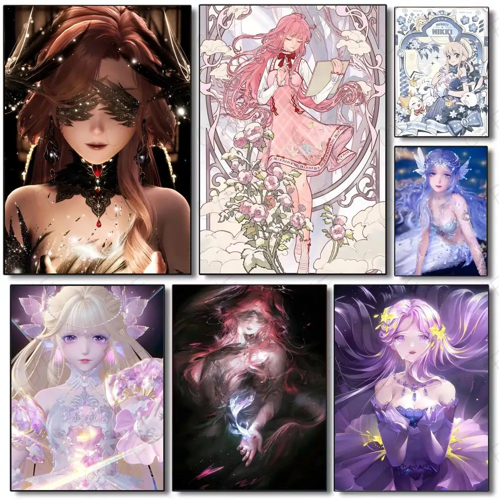 Game Infinity Nikki Poster Poster Painting Wall Art Mural for Living Room Home Decor and Gifts