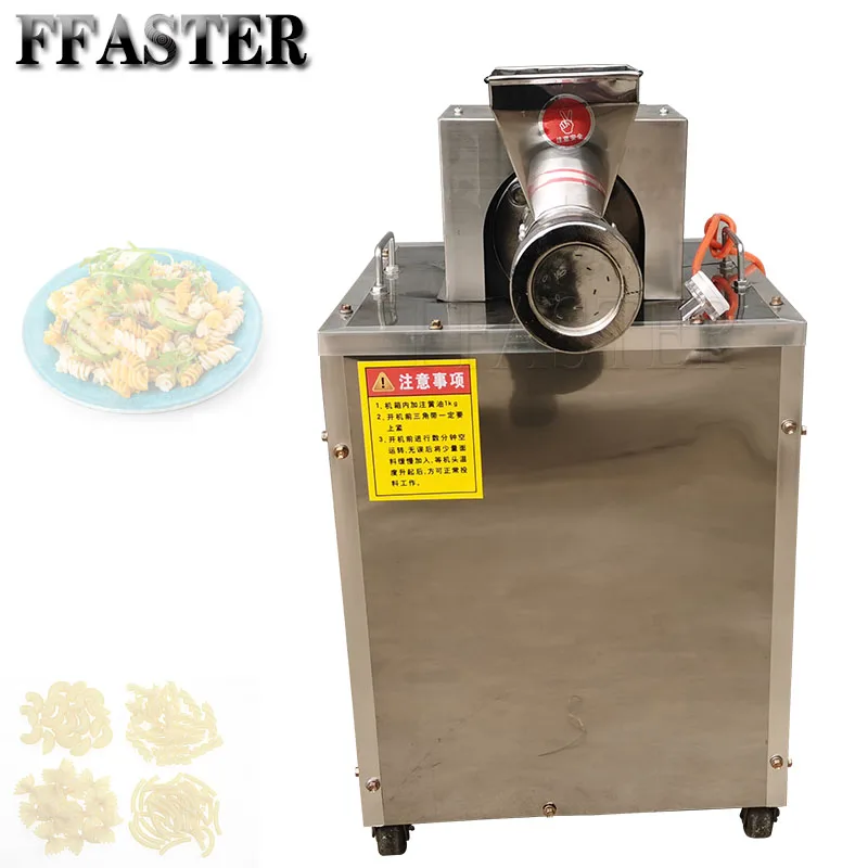 

Scallop Noodle Machine 10- 50kg/h Production High Efficiency Automatic Macaroni Pasta Extruder Making Machine