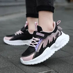 Girls Air Mesh Sneakers Breathable Summer Kid's Walking Casual Sport Running Light Shoes Teenager Soft Footwear for Childrens