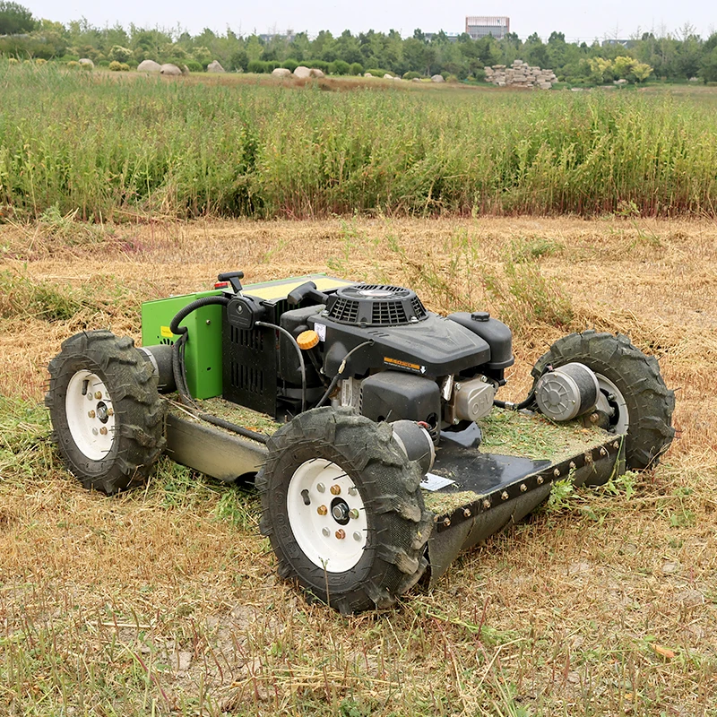 Customized 550mm Mini Small Wheel   Machine Automatic Remote Control Lawn Mower for Grass Cutting