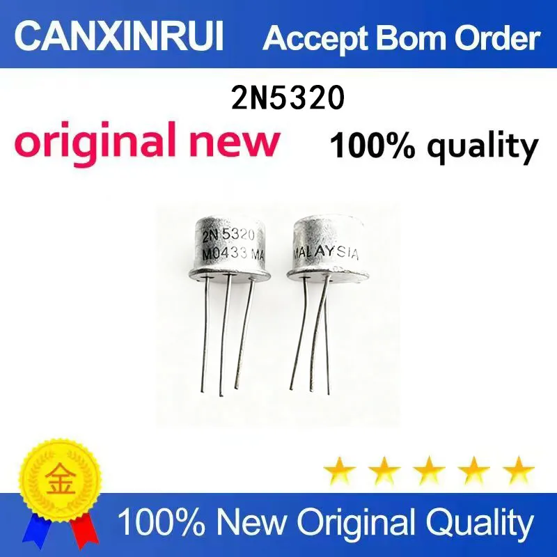 (5-100 Pieces) Brand new original 2N2102 gold sealed iron cap transistor TO-39 spot chip IC